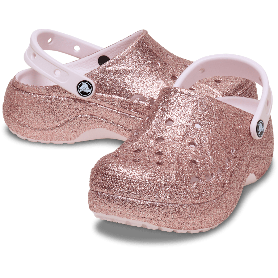 Colour Baya Platform Glitter Clog - Pair - Crocs