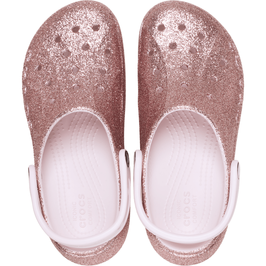 Colour Baya Platform Glitter Clog - Top - Crocs