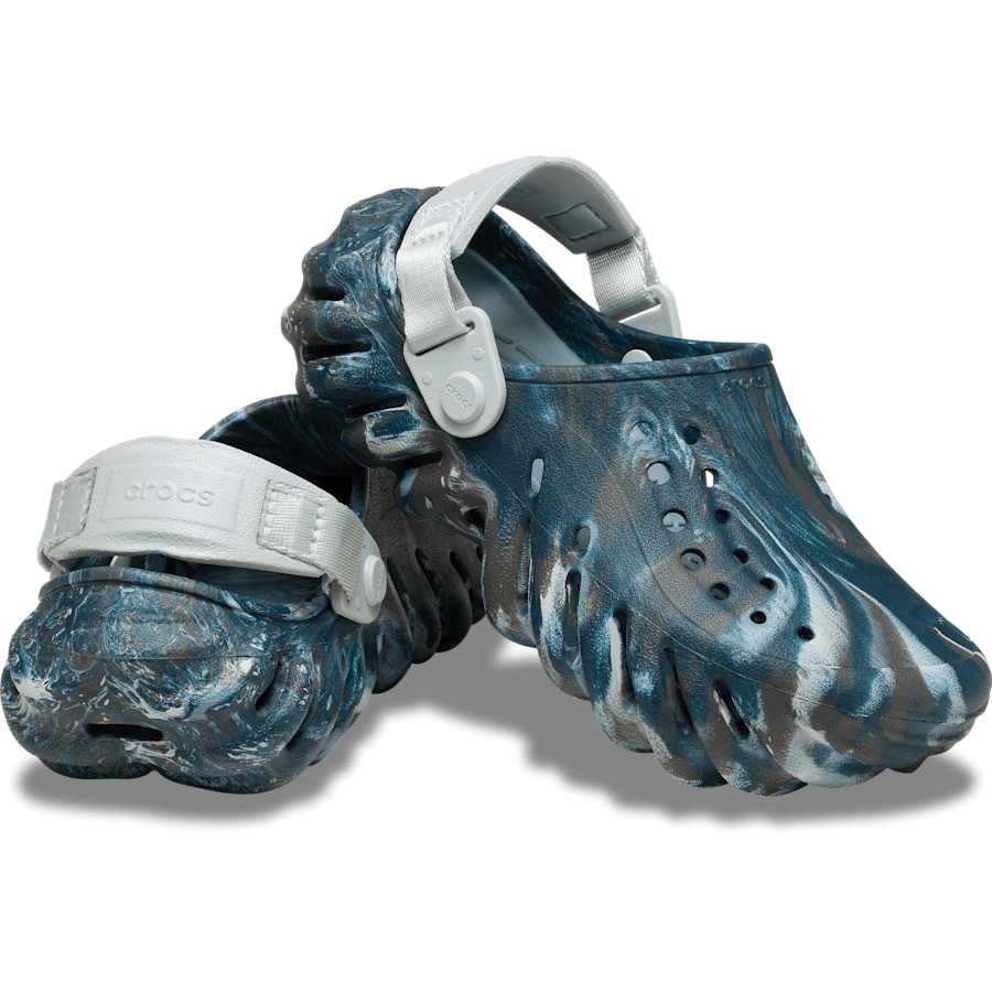 Black Sand / Multi Kids' Echo Marbled Clog - Pair - Crocs