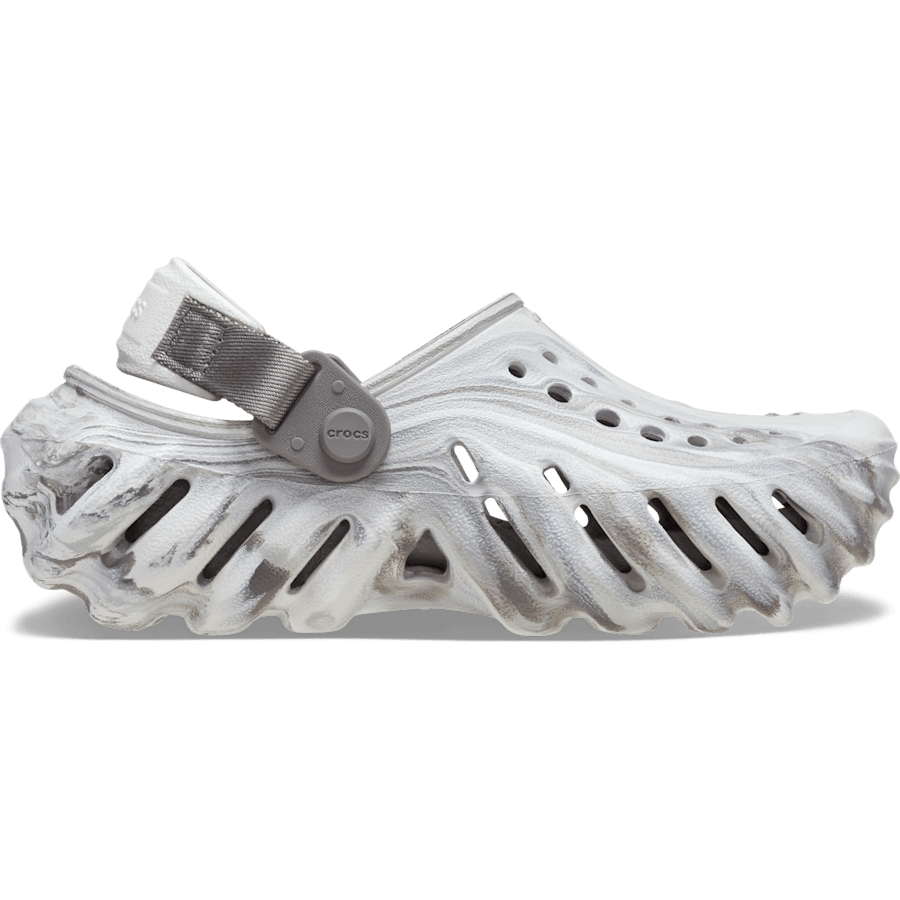 Moonlight/Multi Kids' Echo Marbled Clog - Side - Crocs