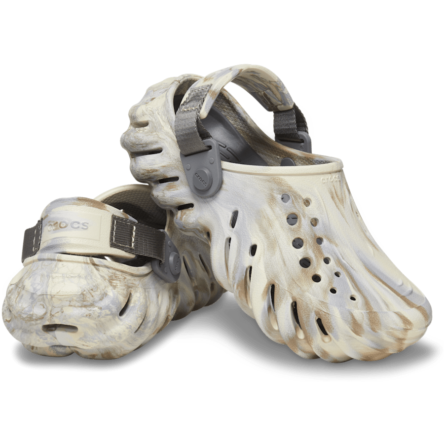 Bone / Multi Kids' Echo Marbled Clog - Pair - Crocs