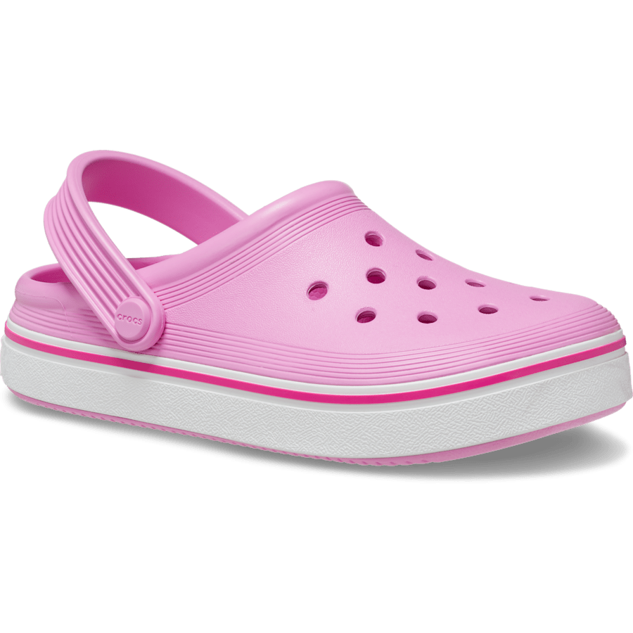 Taffy Pink Kids' Off Court Clog - Kulma - Crocs