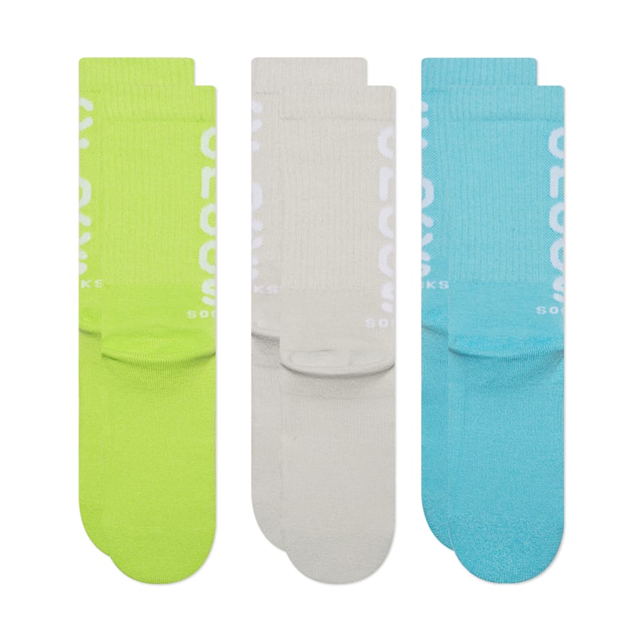 Colour CrocsSocks Logo Crew 3-Pack - Top - Crocs