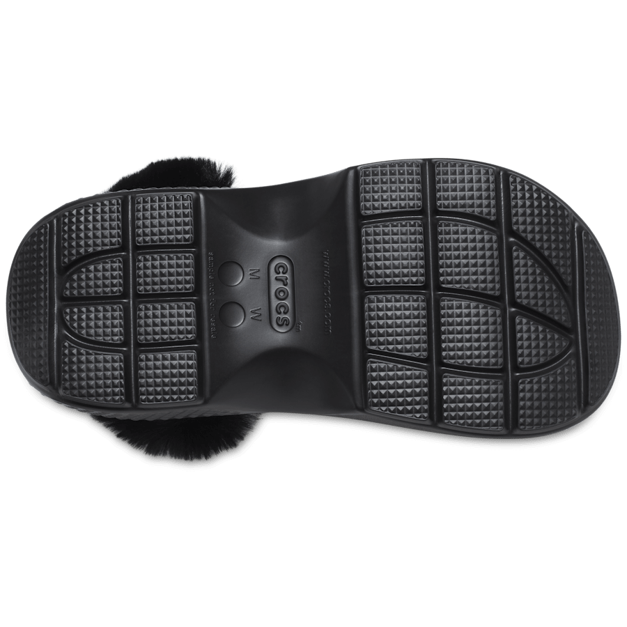 Black Stomp Lined Clog - Ansicht von unten - Crocs