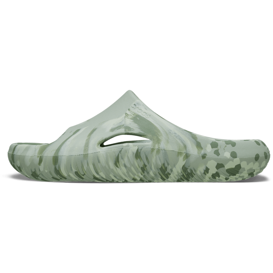 Plaster Mellow Marbled Slide - Custom Angle - Crocs