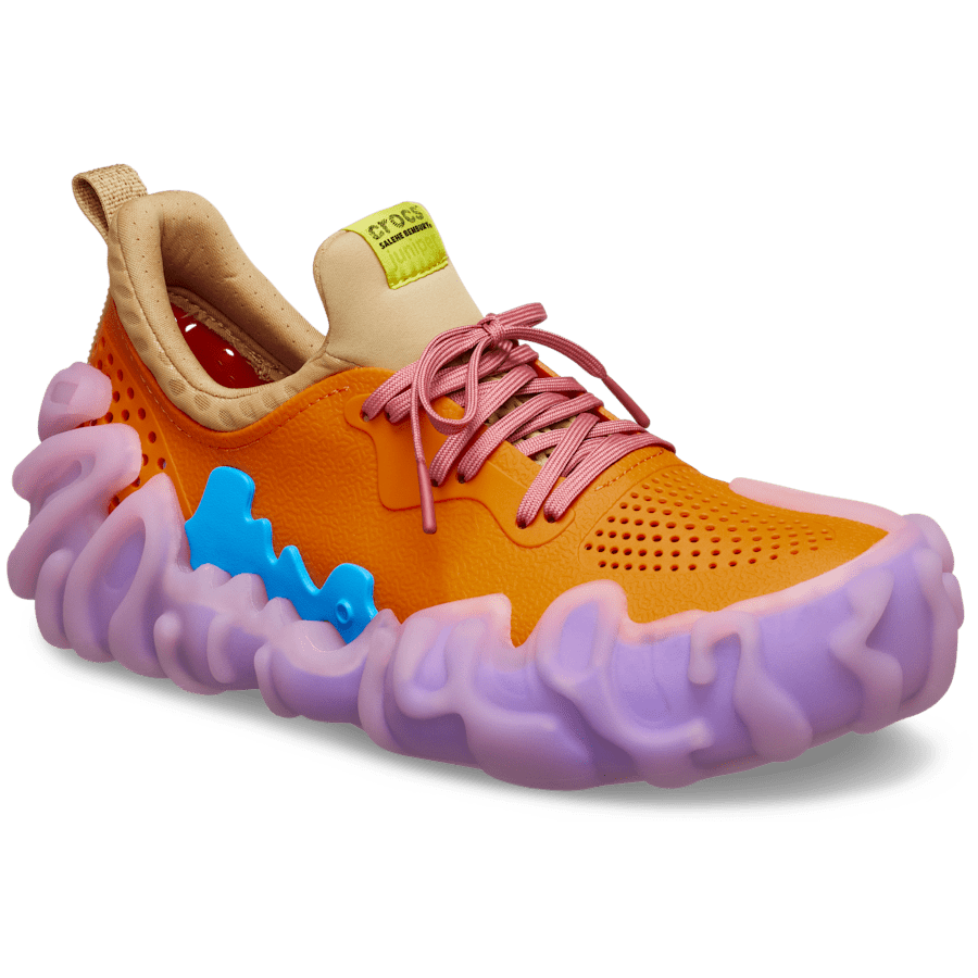 Apricot Salehe Bembury x Juniper Sneaker - Angle - Crocs