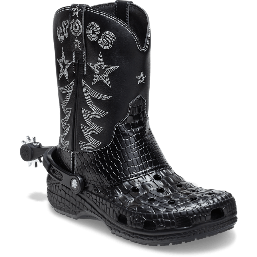 Color Crocs Classic Cowboy Boot - Angle - Crocs