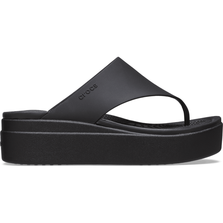 Black Brooklyn Flip - Side - Crocs
