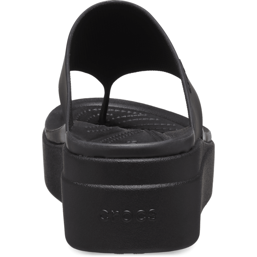 Black Brooklyn Flip - Back - Crocs