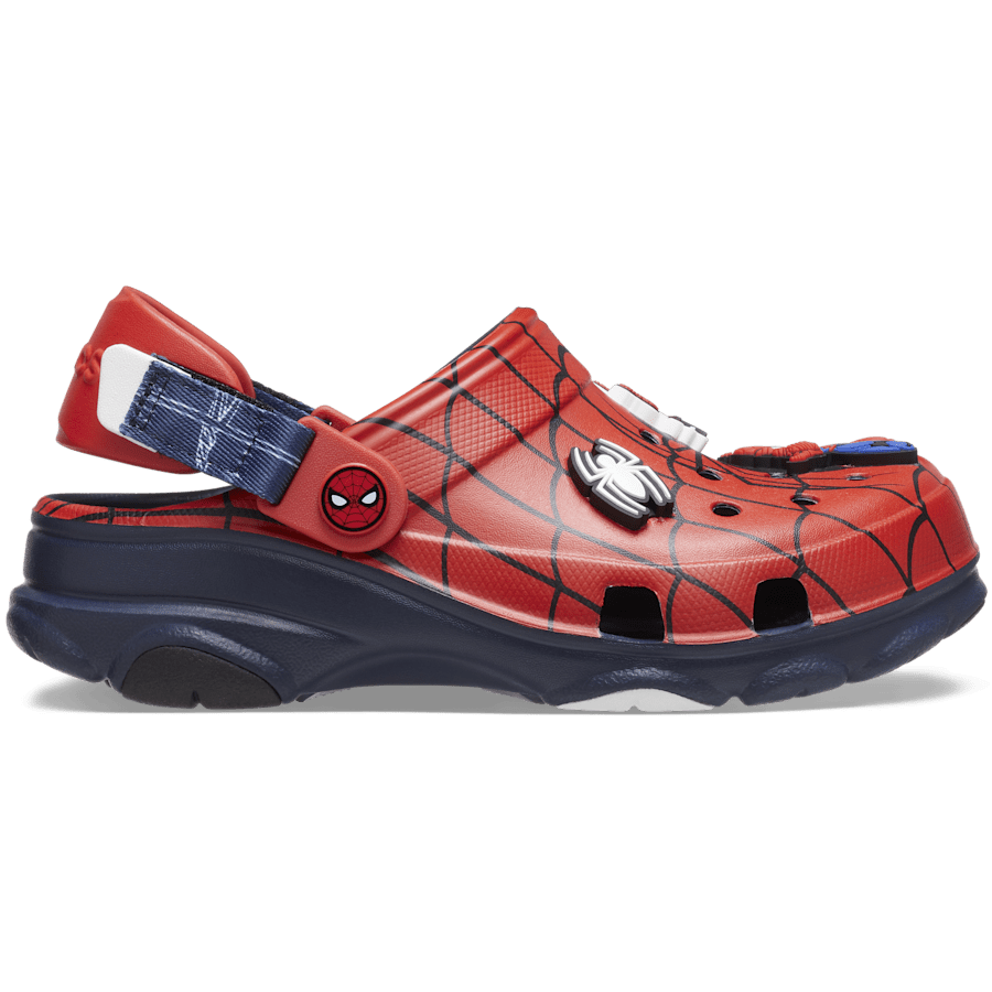 Navy Spider-Man Kids All-Terrain Clog - Top - Crocs