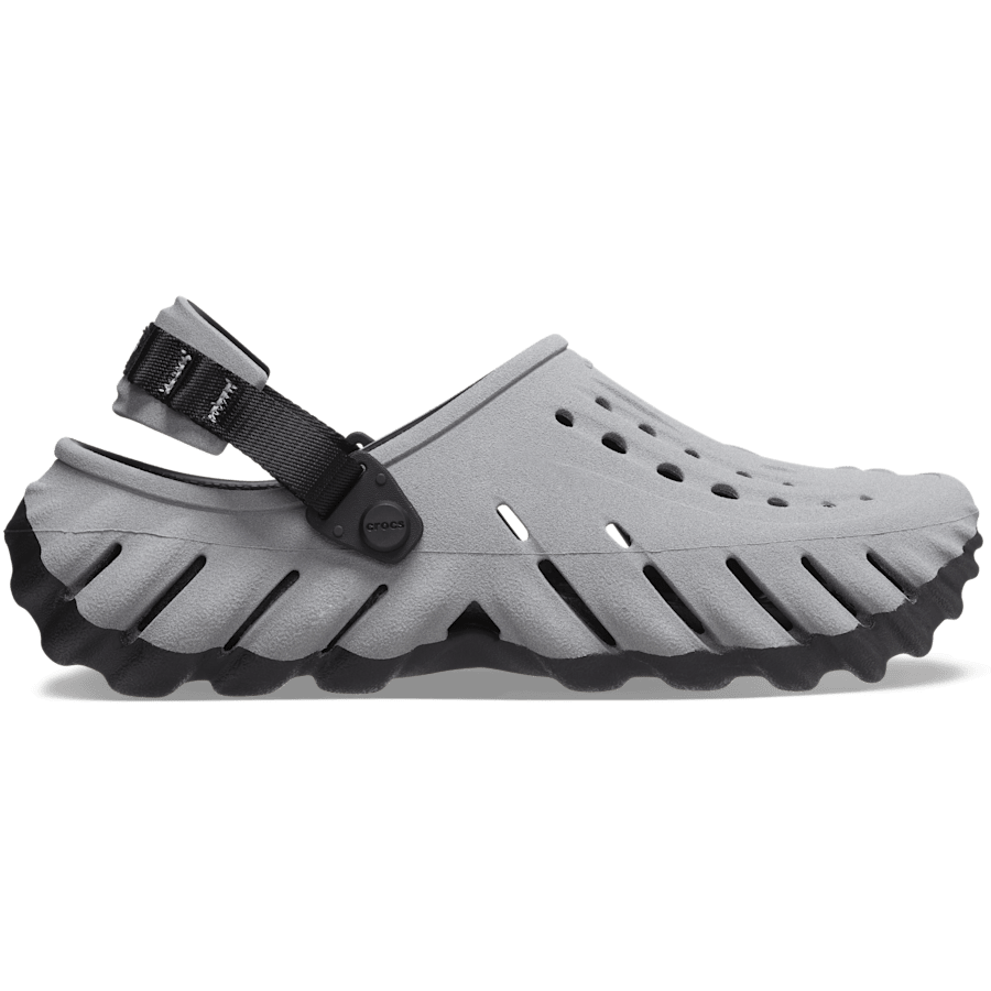 Black / Reflective Echo Reflective Clog - Side - Crocs