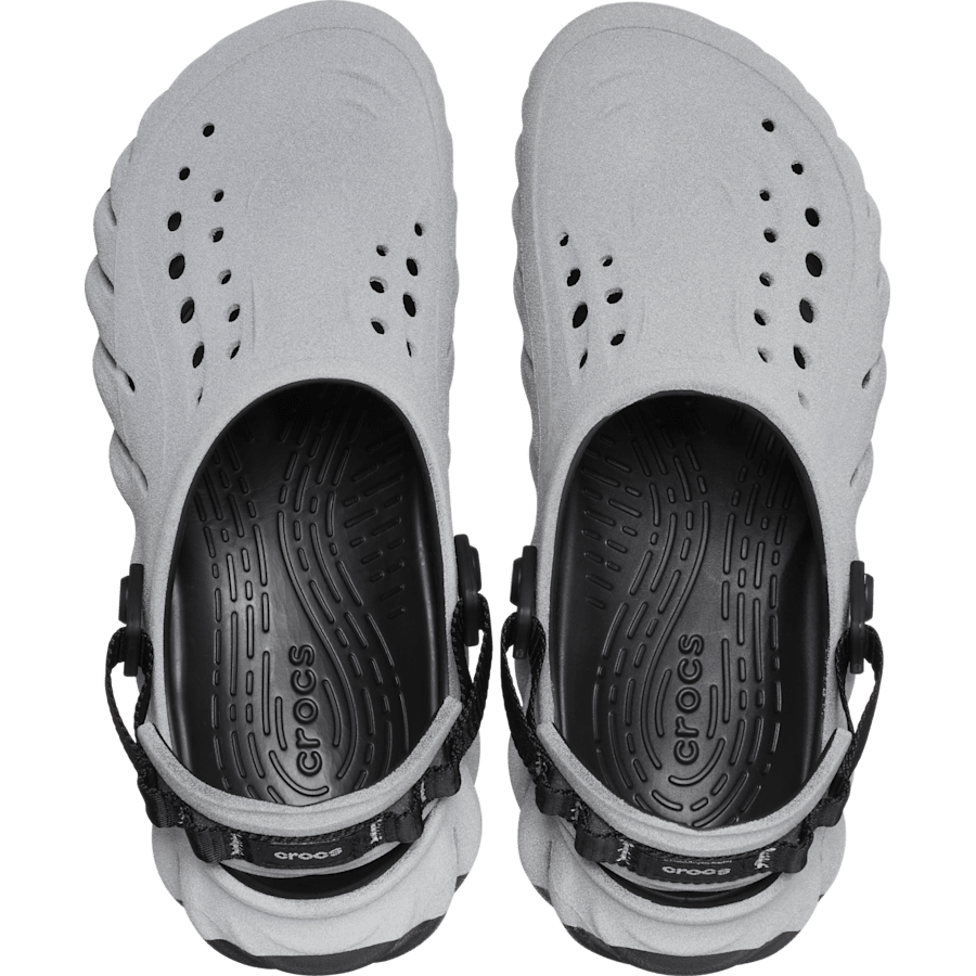 Black / Reflective Echo Reflective Clog - Top - Crocs