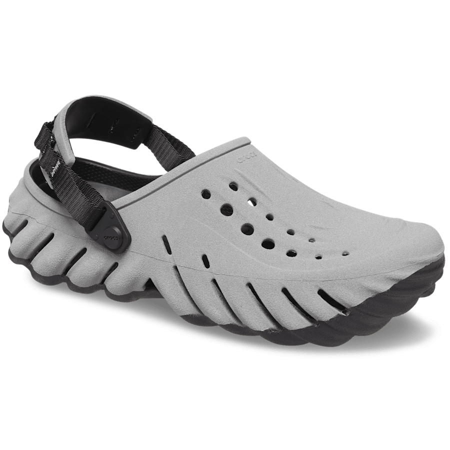 Black / Reflective Echo Reflective Clog - Angle - Crocs