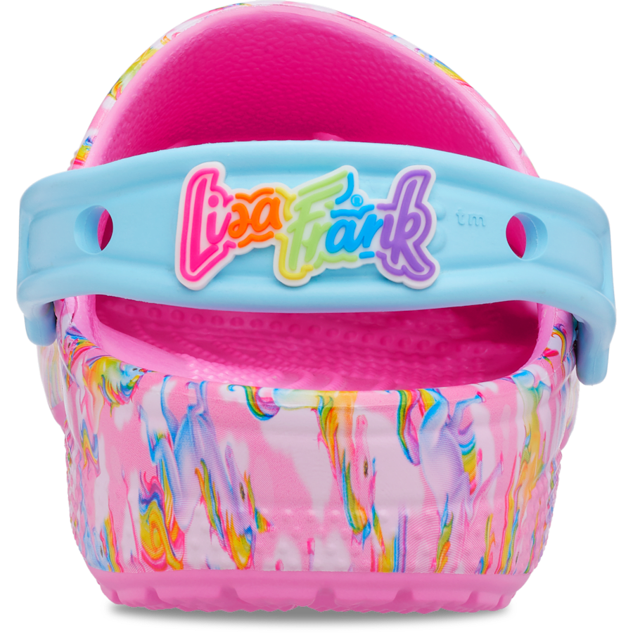 Taffy Pink Kid's Classic Lisa Frank Unicorn Clog 2 - Back - Crocs