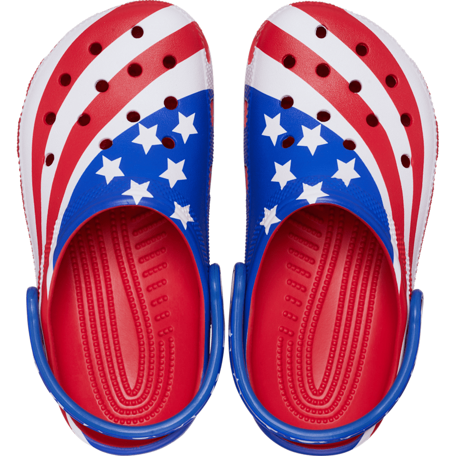 Multi Kids’ Classic American Flag Clog - Top - Crocs