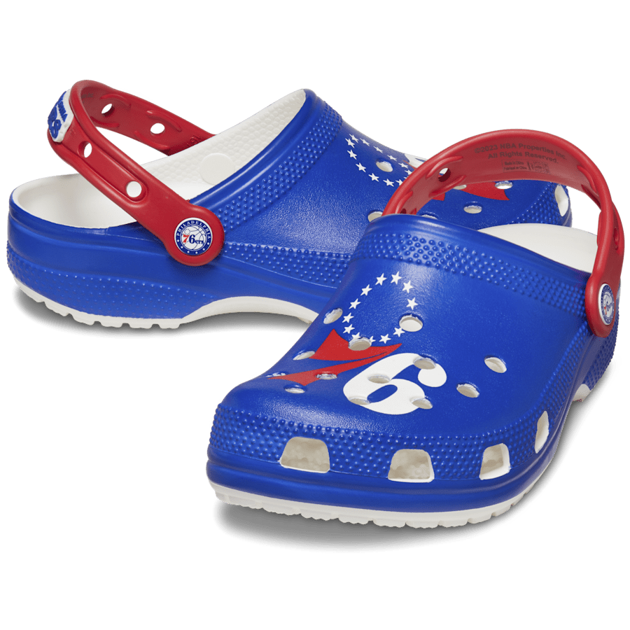White NBA Philadelphia 76ers Classic Clog - Pair - Crocs