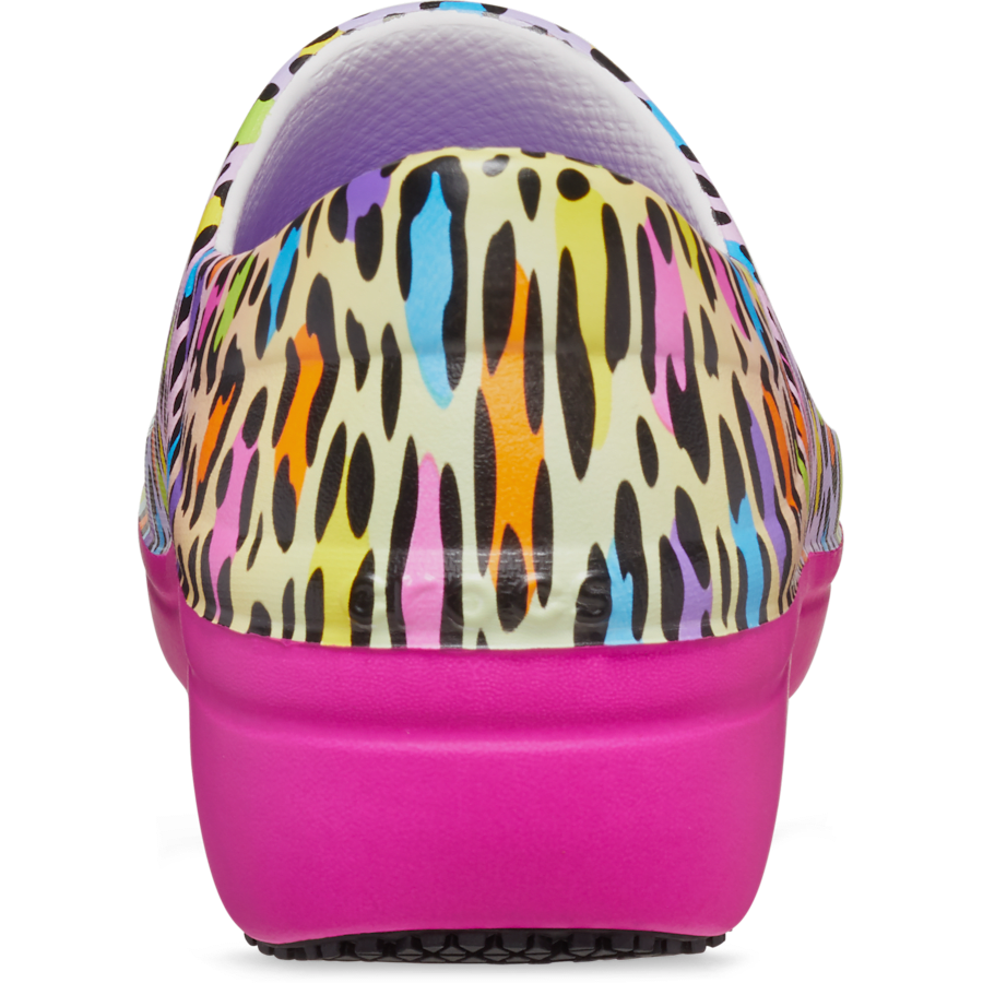 Multi Lisa Frank Neria Pro II Clog - Back - Crocs PFD