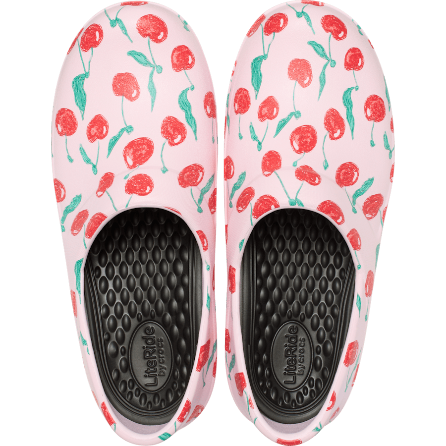 Pink Milk Neria Pro II LiteRide Graphic Work Clog - Top - Crocs PFD