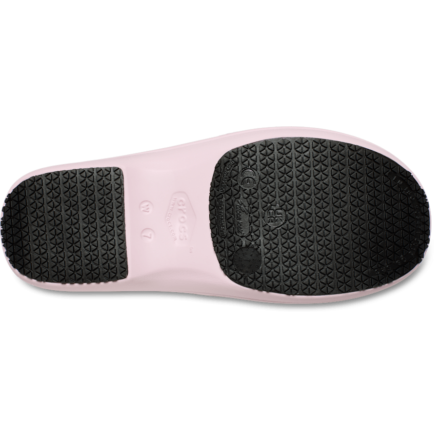 Pink Milk Neria Pro II LiteRide Graphic Work Clog - Bottom - Crocs PFD