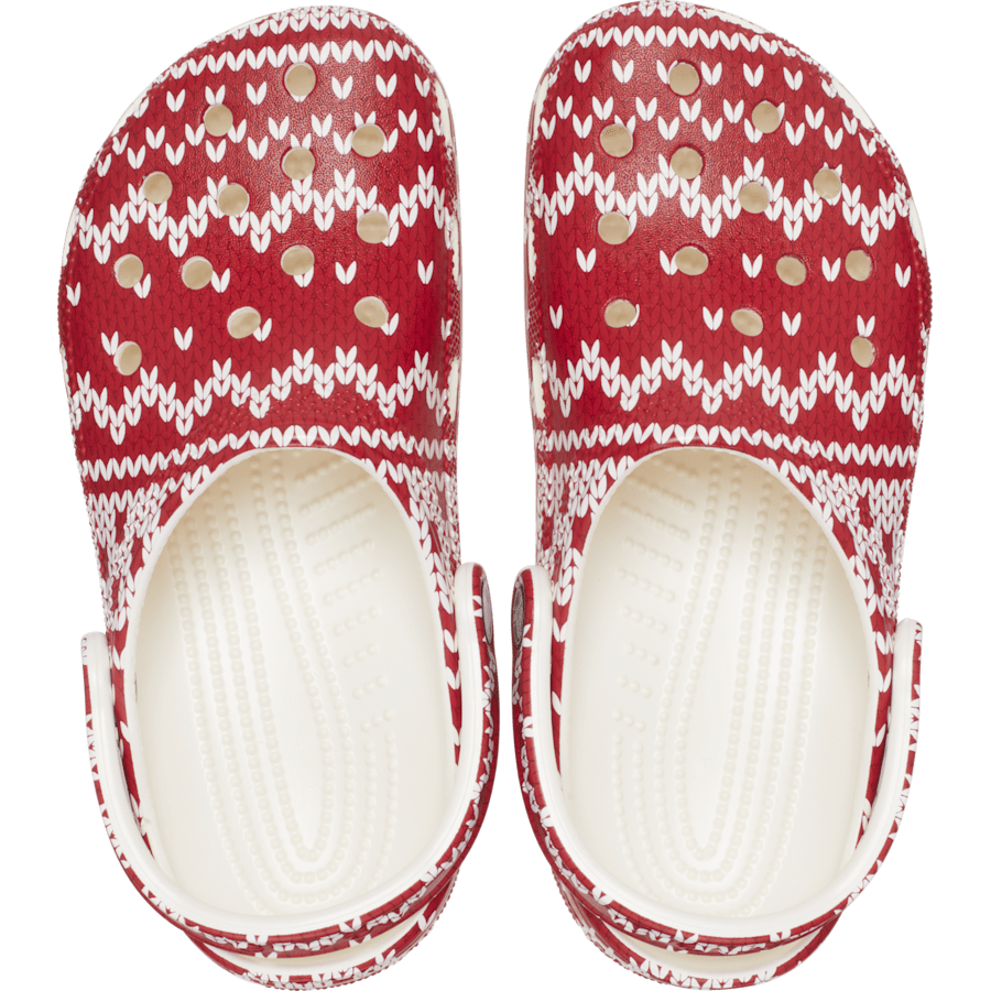 Kleur Classic Holiday Sweater Clog - Bovenkant - Crocs