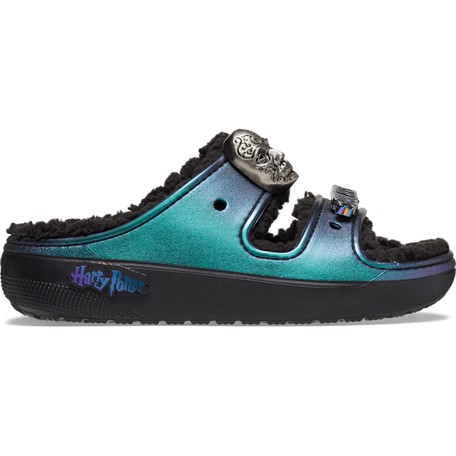 Black Harry Potter Classic Lined Sandal - Side - Crocs