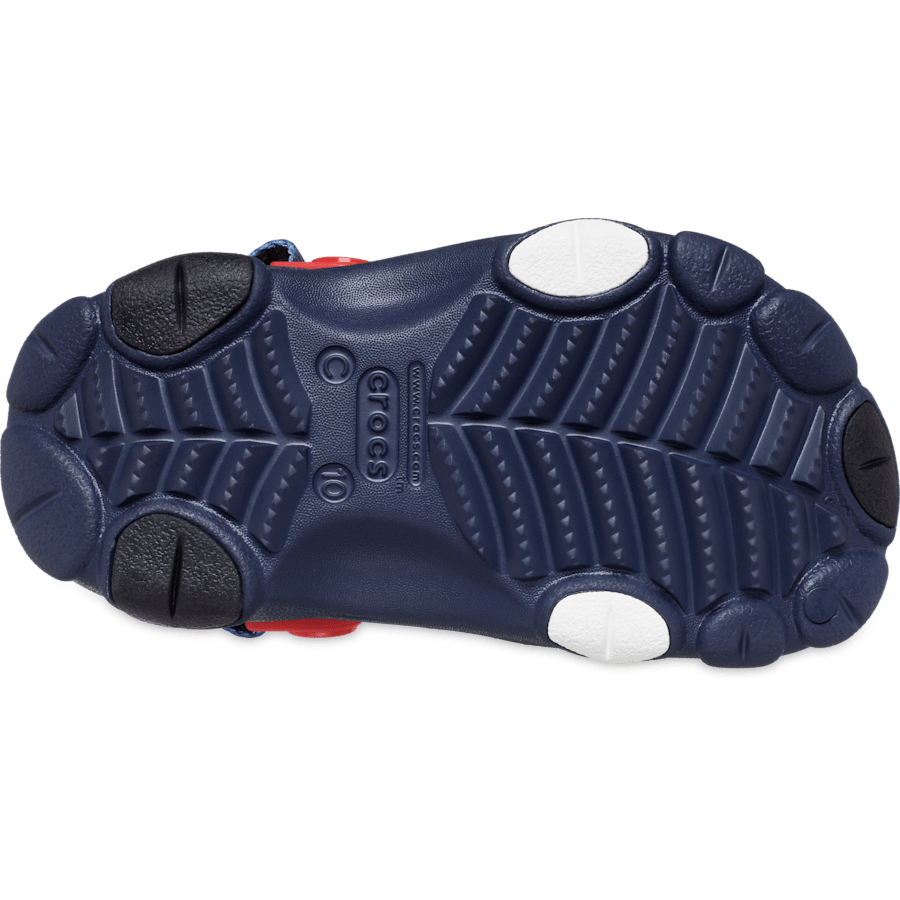 Navy Spider-Man™ Toddlers' All-Terrain Clog - Bottom - Crocs