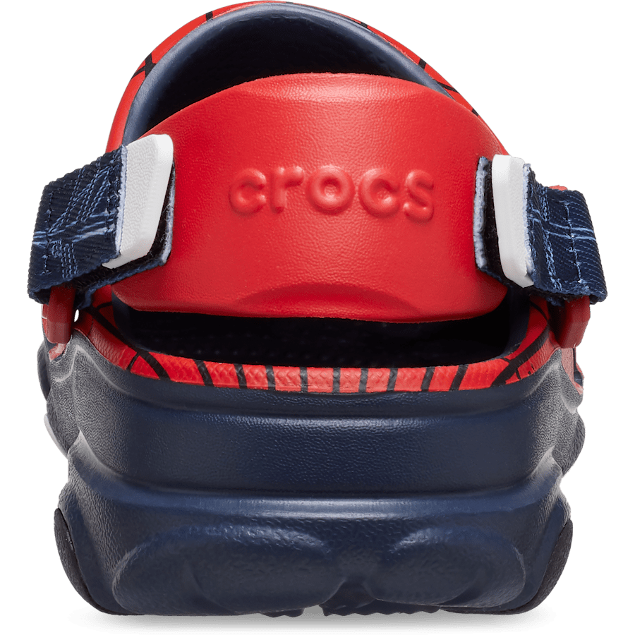 Navy Spider-Man™ Toddlers' All-Terrain Clog - Back - Crocs