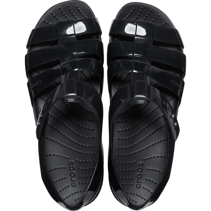 Black Crocs Splash Glossy Fisherman - Top - Crocs
