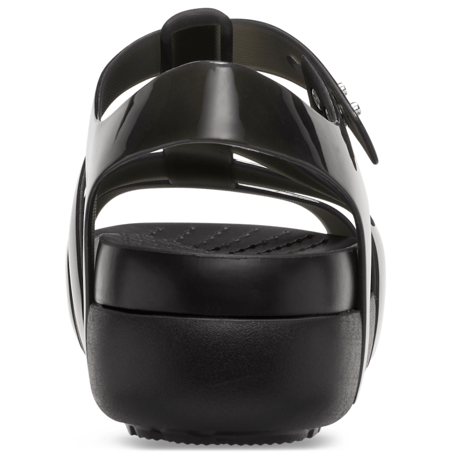 Black Crocs Splash Glossy Fisherman - Back - Crocs