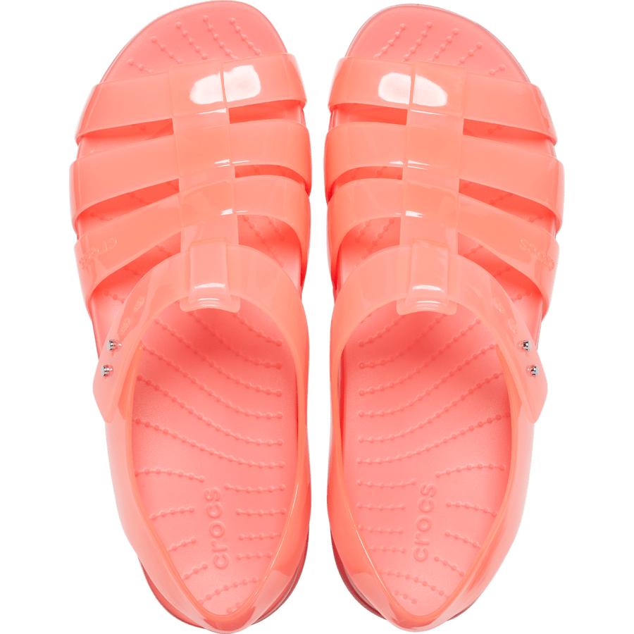 네온 워터멜론 크록스 스플래쉬 글로시 피셔맨 - 상단 - Crocs