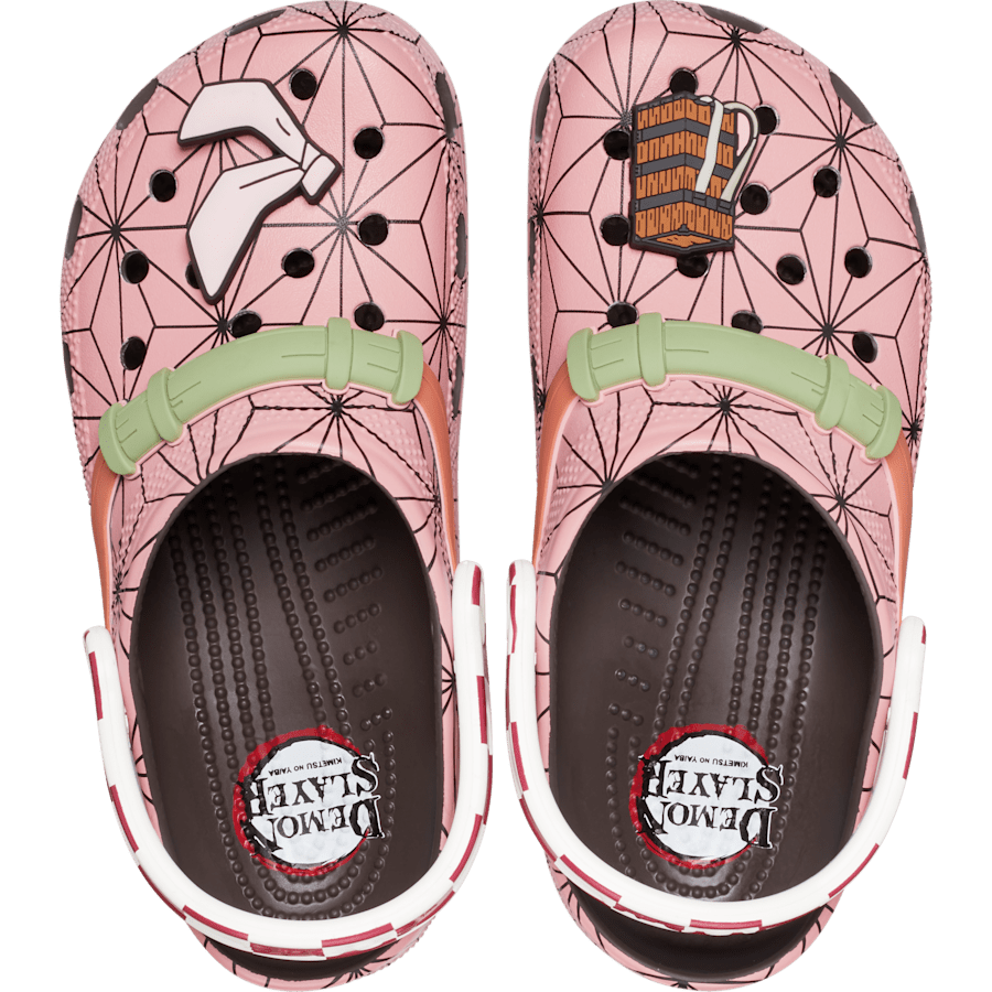 Espresso Classic Demon Slayer Nezuko Clog - Side - Crocs