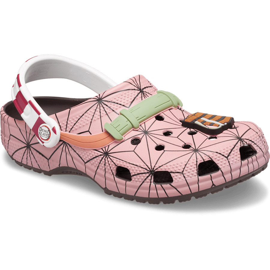 Espresso Classic Demon Slayer Nezuko Clog - Angle - Crocs