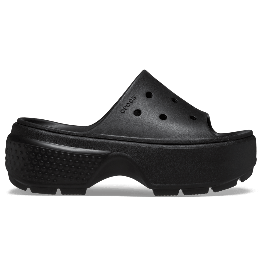 Black Stomp Slide - Side - Crocs