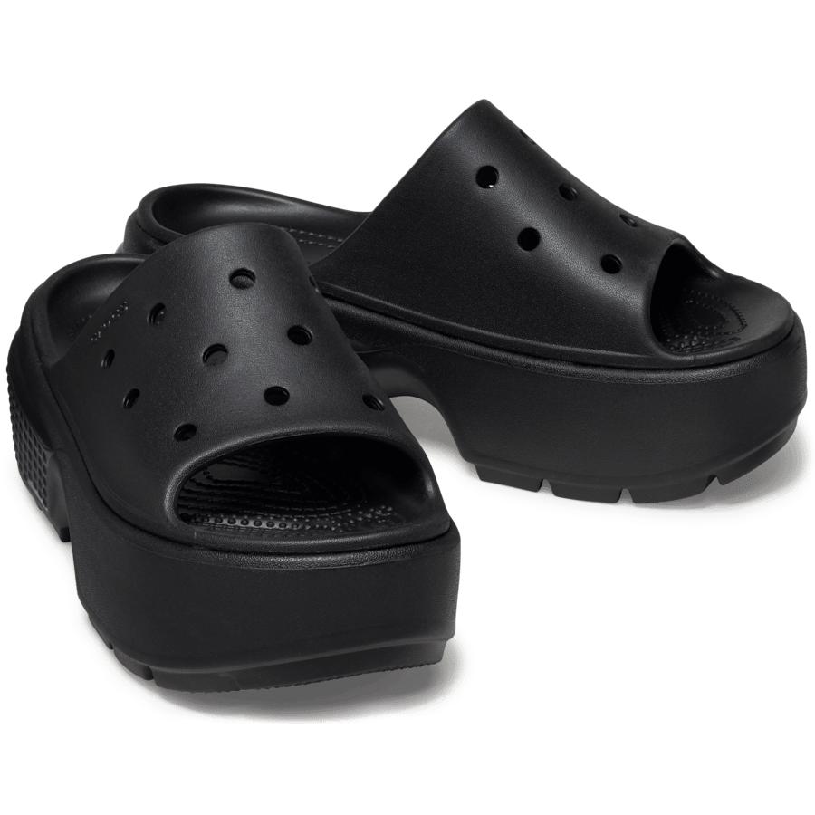 Black Stomp Slide - Pair - Crocs