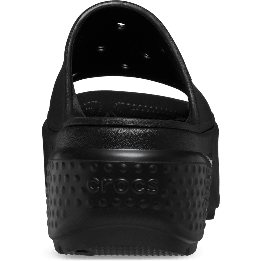 Black Stomp Slide - Back - Crocs