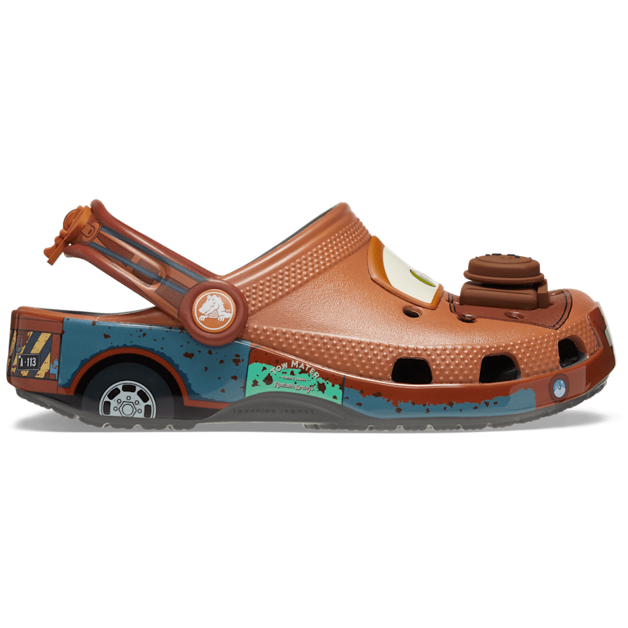 Slate Grey Toddlers’ Classic Disney and Pixar Cars’ Mater Clog - Side - Crocs