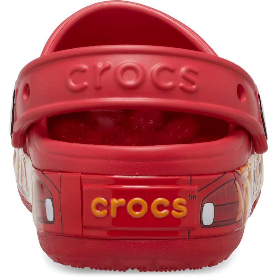 Red Toddlers' Disney and Pixar Cars' Lightning McQueen Clog - Back - Crocs