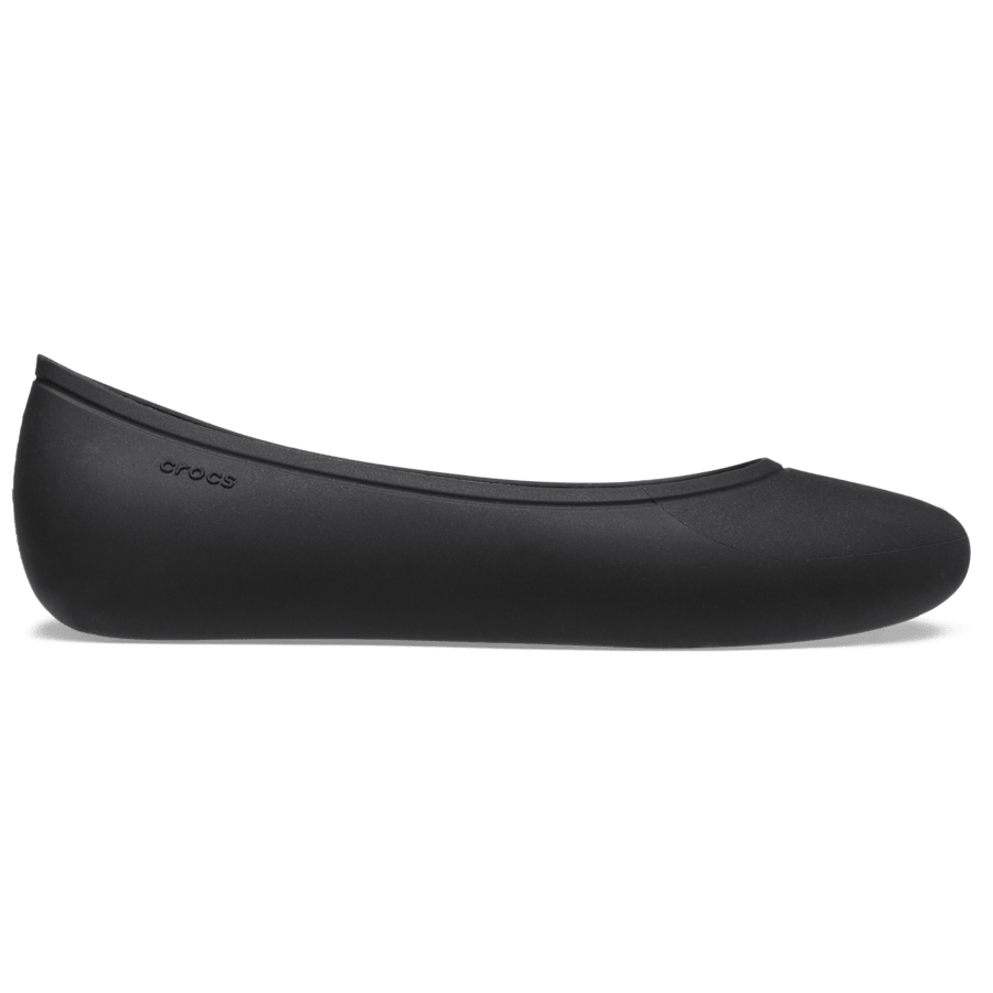 Black Brooklyn Flat - Side - Crocs