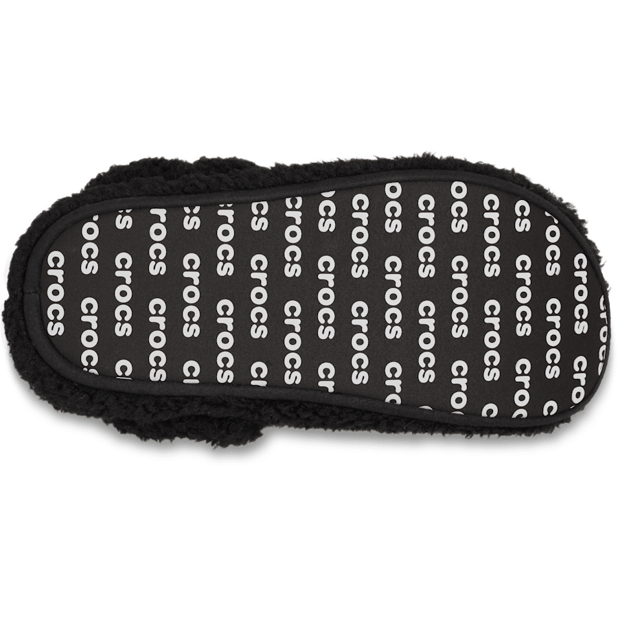 Black Classic Cozzzy Slipper - Bottom - Crocs
