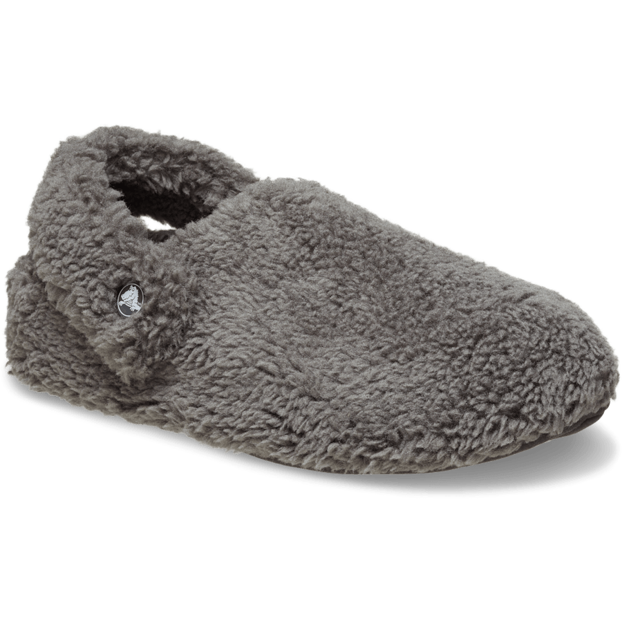 Slate Grey Classic Cozzzy Slipper - Angle - Crocs