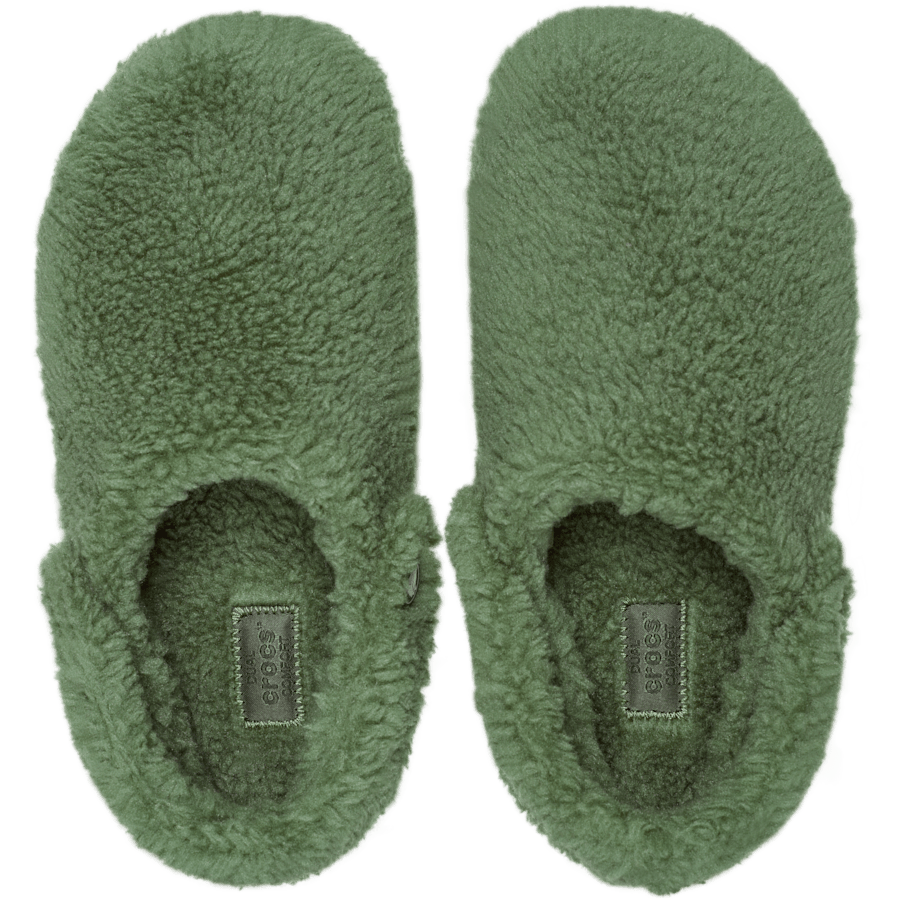 Vert Armée Pantoufles Cozzzy classique - Dessus - Crocs