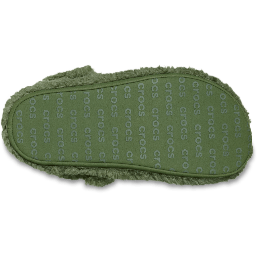 Vert Armée Pantoufles Cozzzy classique - Dessous - Crocs