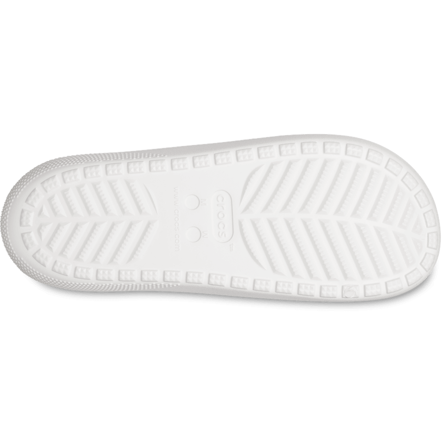 White Classic Slide - Bottom - Crocs