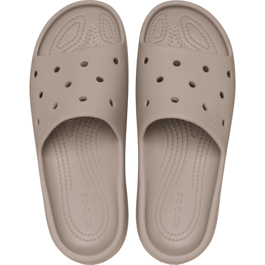 Taupe Classic Slide - Top - Crocs