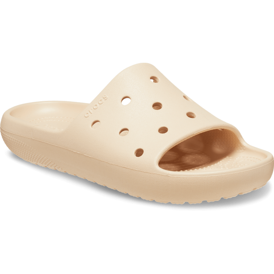 Shiitake Classic Slide - Angle - Crocs