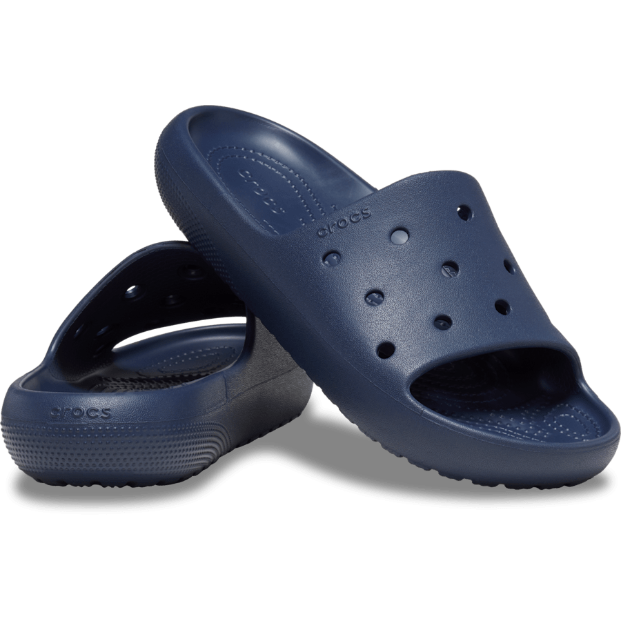 Navy Classic Slide - Pair - Crocs