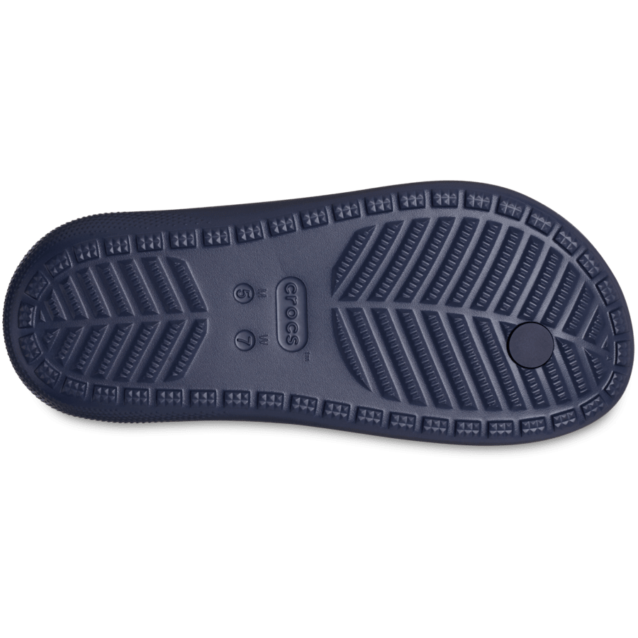 Navy Classic Flip - Bottom - Crocs