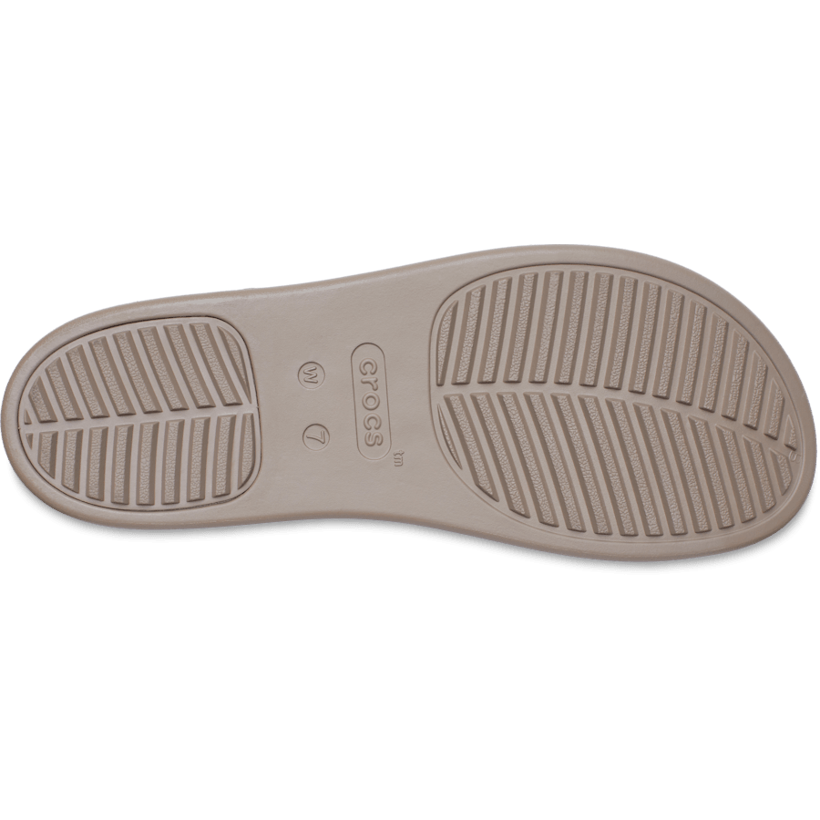 Shiitake Brooklyn Ankle Strap Wedge - Bottom - Crocs