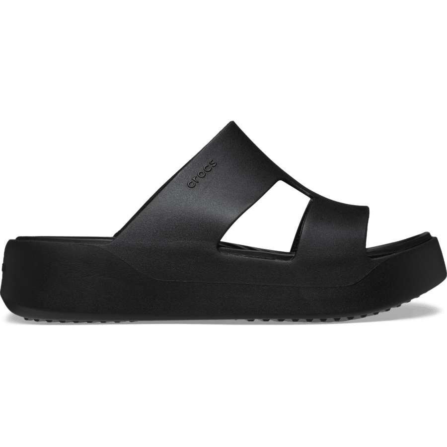 Black Getaway Platform H-Strap - Side - Crocs