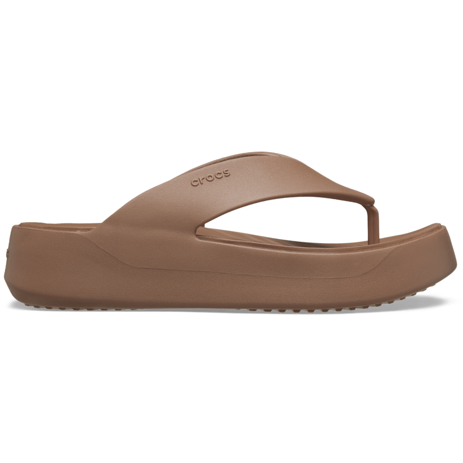 Latte Getaway Platform Flip - Side - Crocs